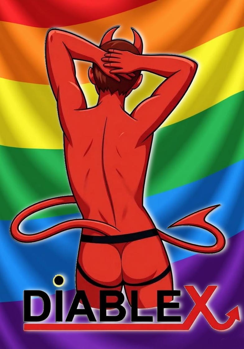 Diablex, porno gay de minets DiableX twinks gay porn logo